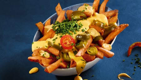 CHILI CHEDDAR SÜSSKARTOFFELN